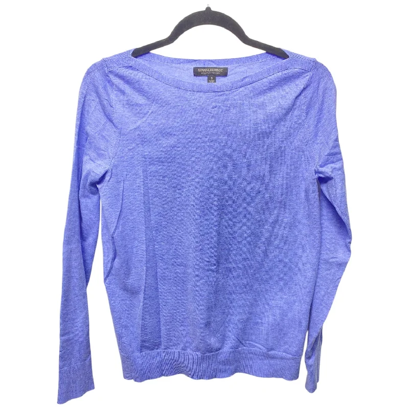 Top Long Sleeve Basic By Banana Republic In Purple, Size: S