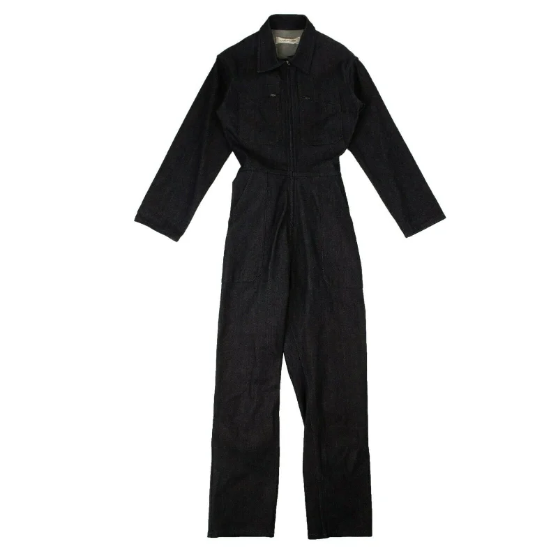 Limited Time Deal Dark Blue Denim Jumpsuit