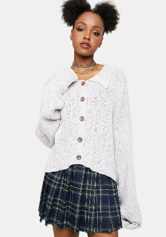 Chic Style Kind Of Something Collared Sweater