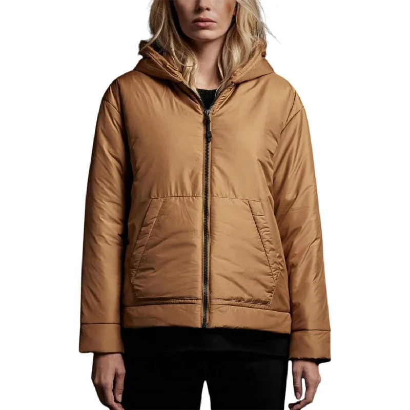 Exclusive Discounts Insulated Zip Front Hood Puffer In Copper