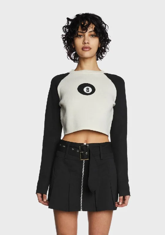 Trendy Fashion Sale 8 Ball Graphic Sweater