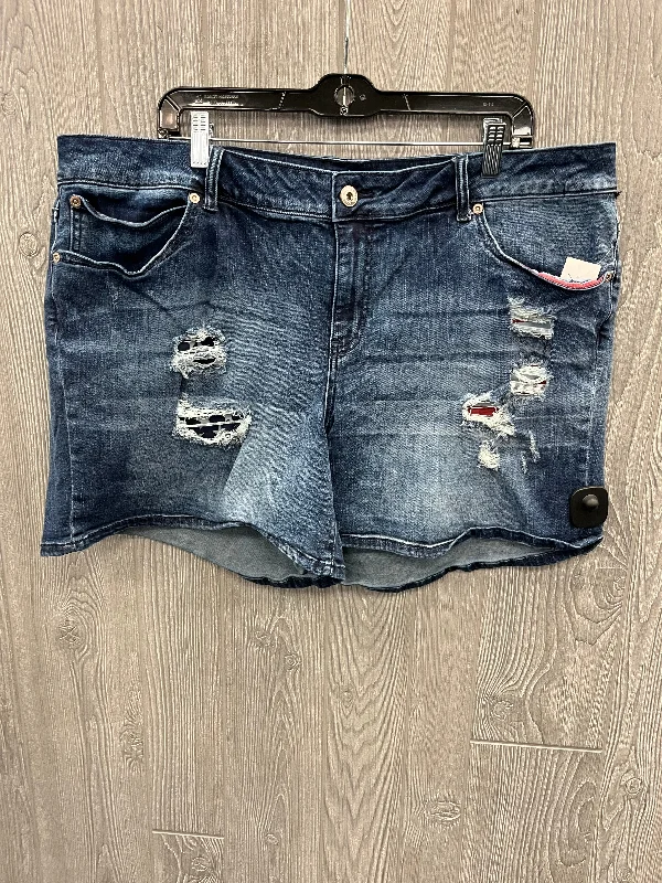 Shorts By Maurices In Blue Denim, Size: 24