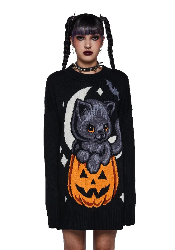 Limited Time Deal Too Cute To Spook Oversized Sweater