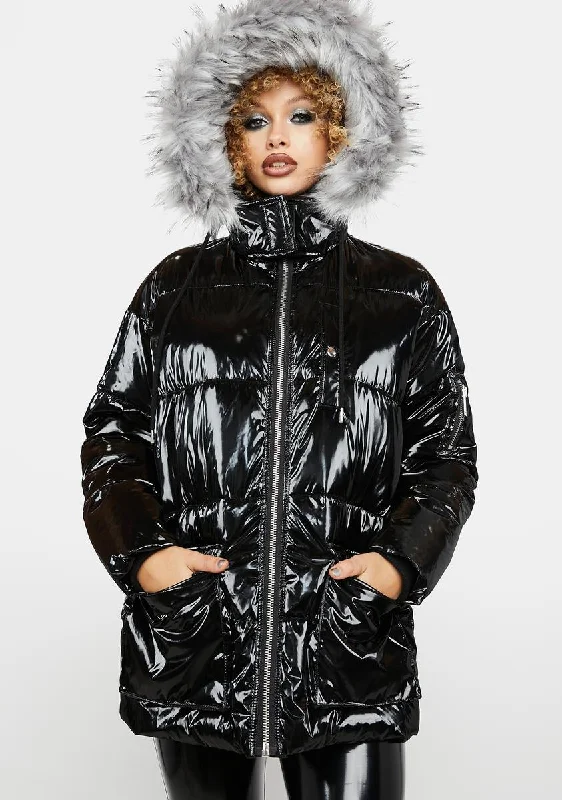 Don't Miss Out Wintry Chic Puffer Jacket