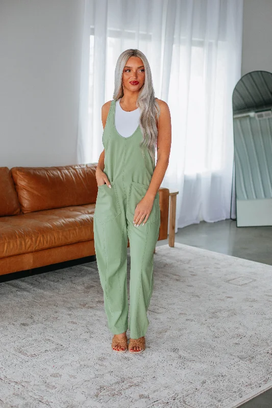 Elevated Style Allison Jumpsuit - Pear