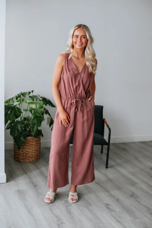 Flash Sale Keren Jumpsuit - Dusty Mauve