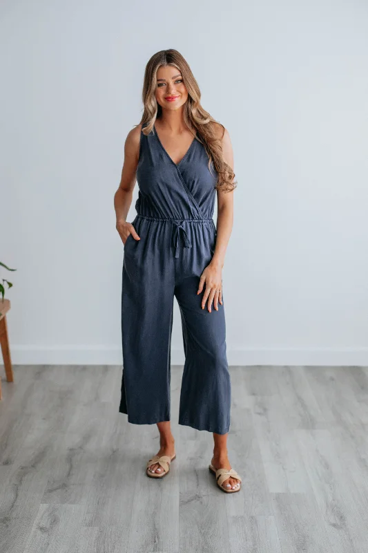 Great Deals On Ethnic Cultural Wear Keren Jumpsuit - Midnight