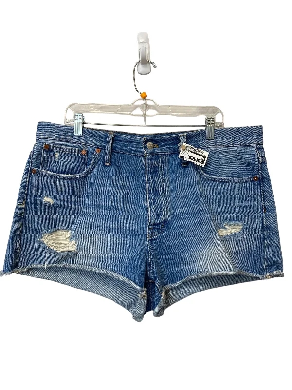 Shorts By Madewell In Blue Denim, Size: 31