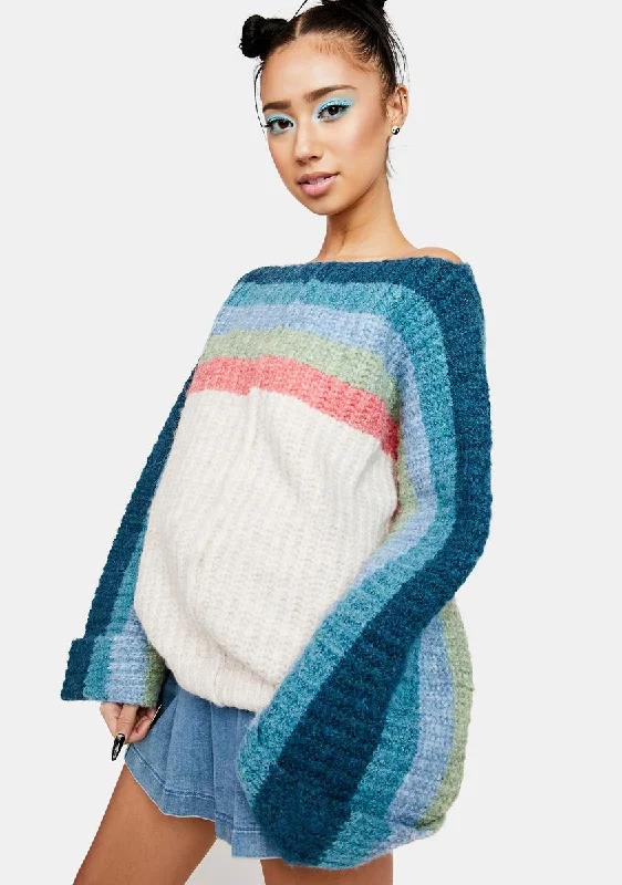 Shop Our Looks Naturally Cooler Striped Sweater