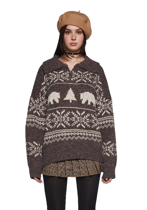 Fashion Forward Outfits Winter Wanderlust Oversized Sweater