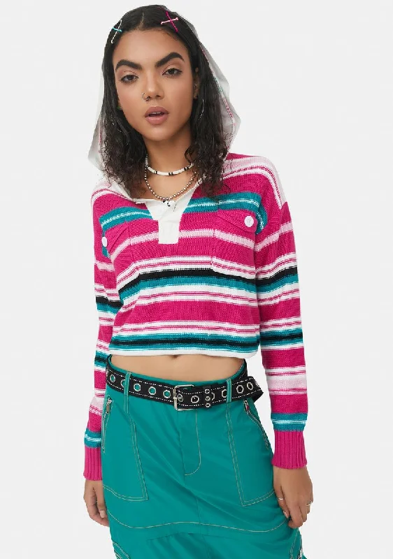 Stylish Looks Verified Vibes Striped Sweater