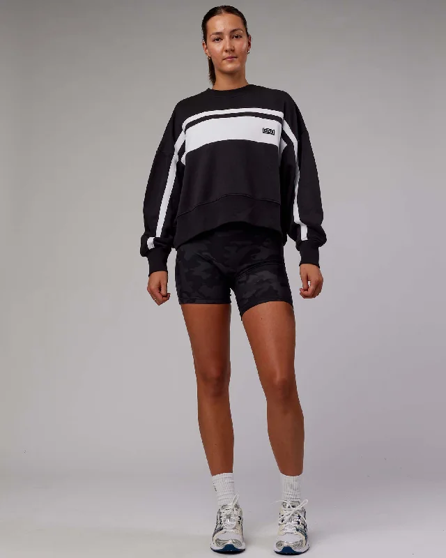 Latest Fashion Intercept Sweater - Black-White