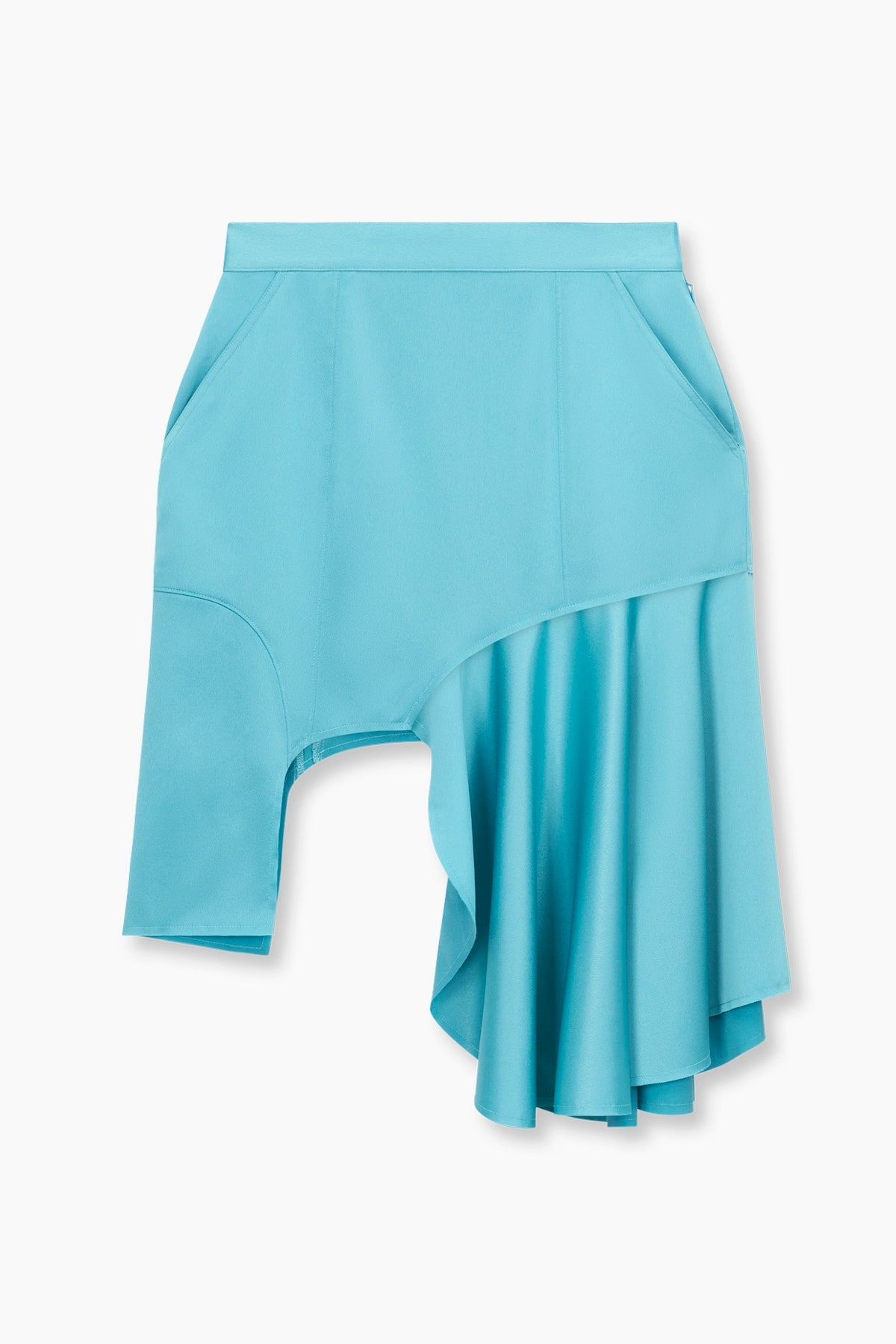 Fresh Styles, Fresh Deals ASYMMETRICAL SKIRT | TEAL