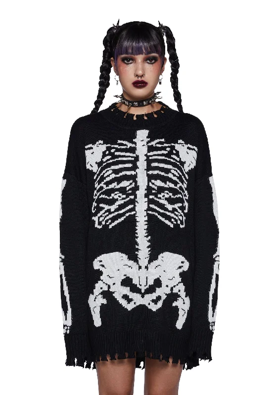 Wardrobe Refresh Fractured Fate Skeleton Sweater