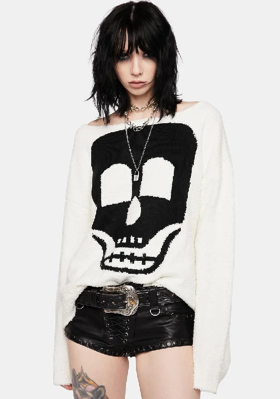 Seasonal Clearance Grim Keeper Intarsia Sweater