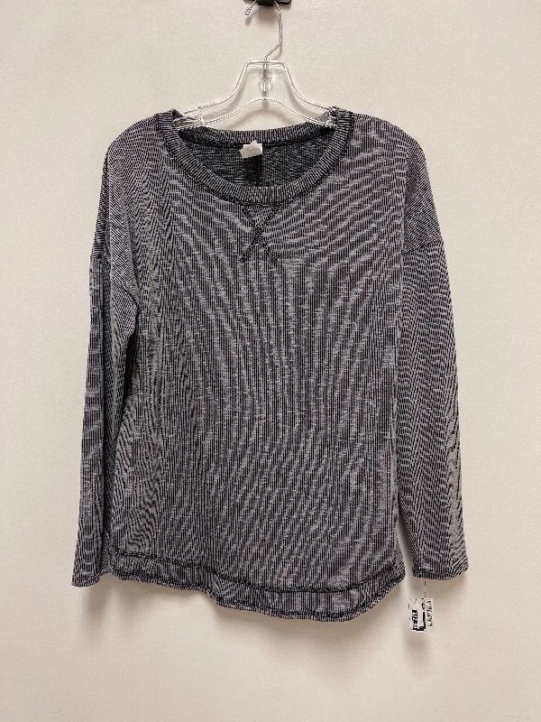 Top Long Sleeve By Sew In Love In Grey, Size: S