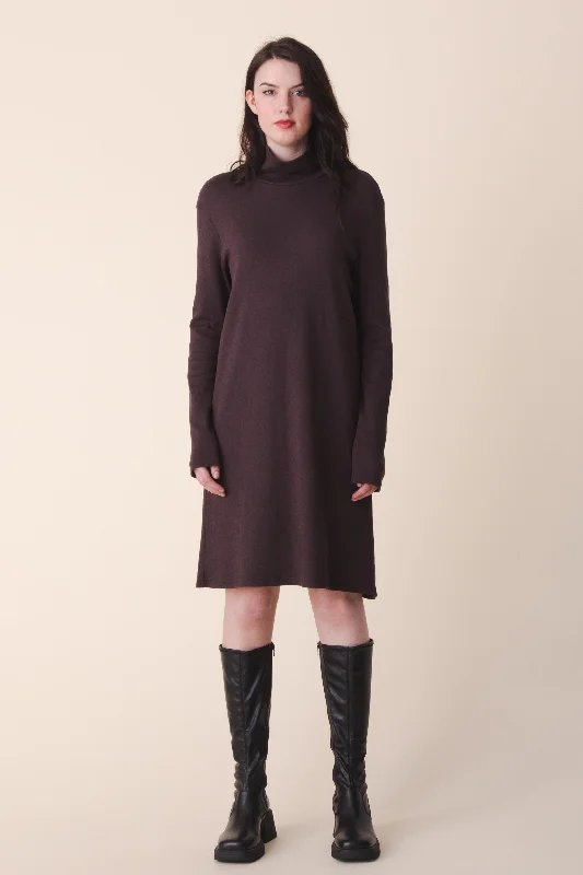 Rocker Chic Fashion True Self Dress in Faded Iris