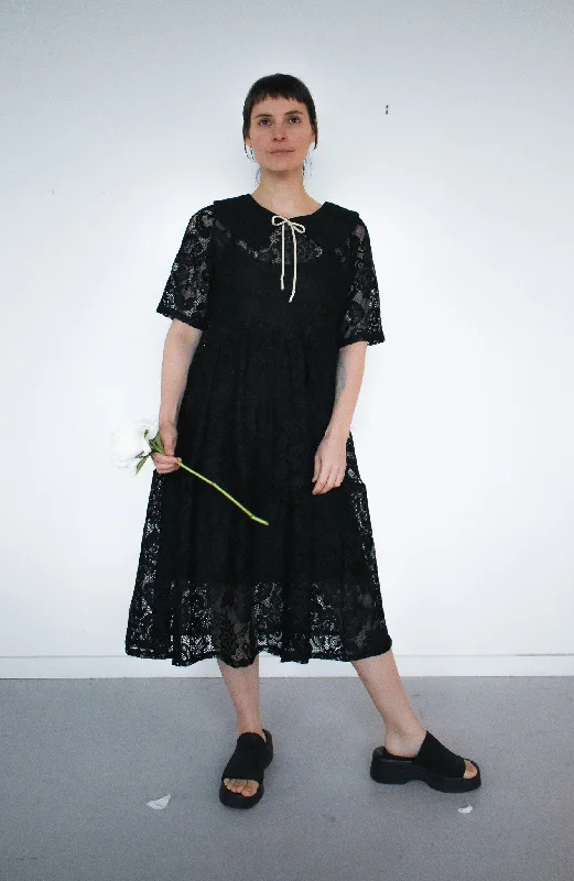Luxe Women's Apparel Elise Dress in Onyx