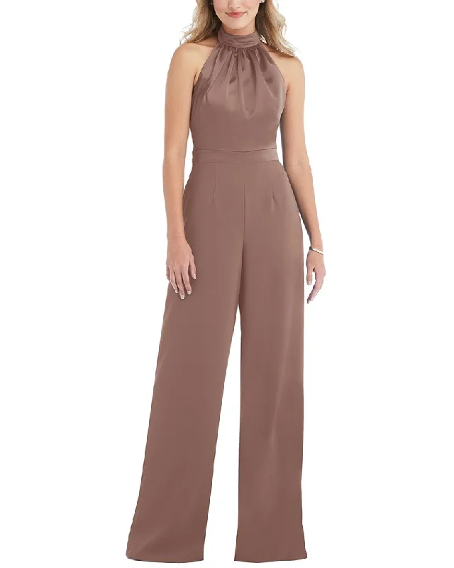 High End Women's Wear After Six High Neck Jumpsuit