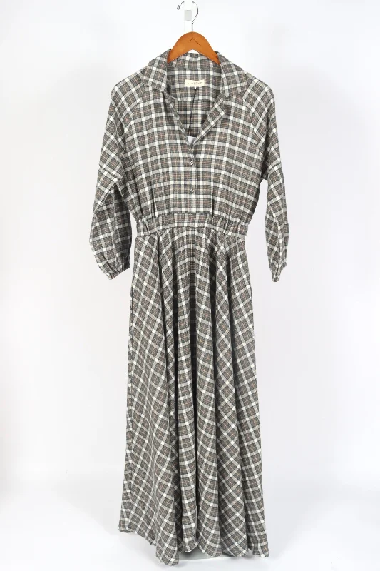 Fashion Forward Consuelo Dress - Gray Check