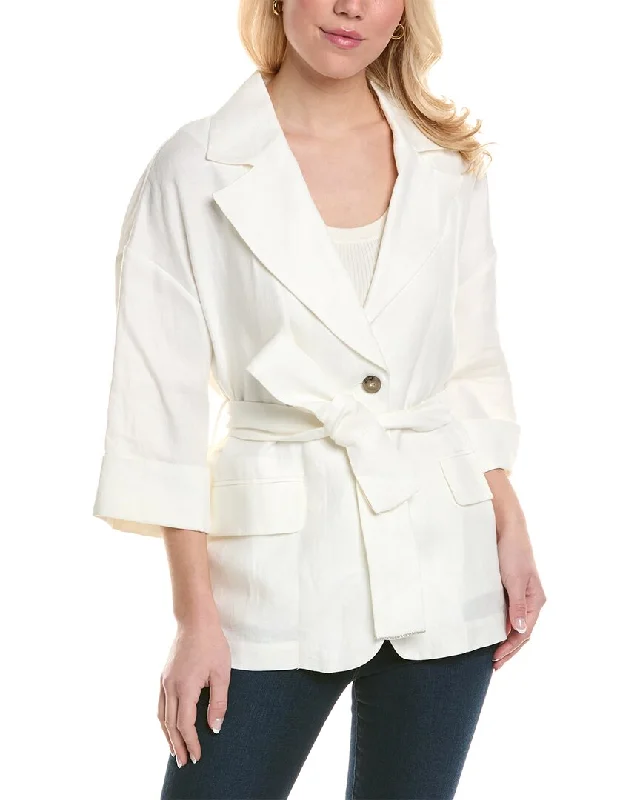 Lighten Up With Nordic Styles Peserico Linen Jacket