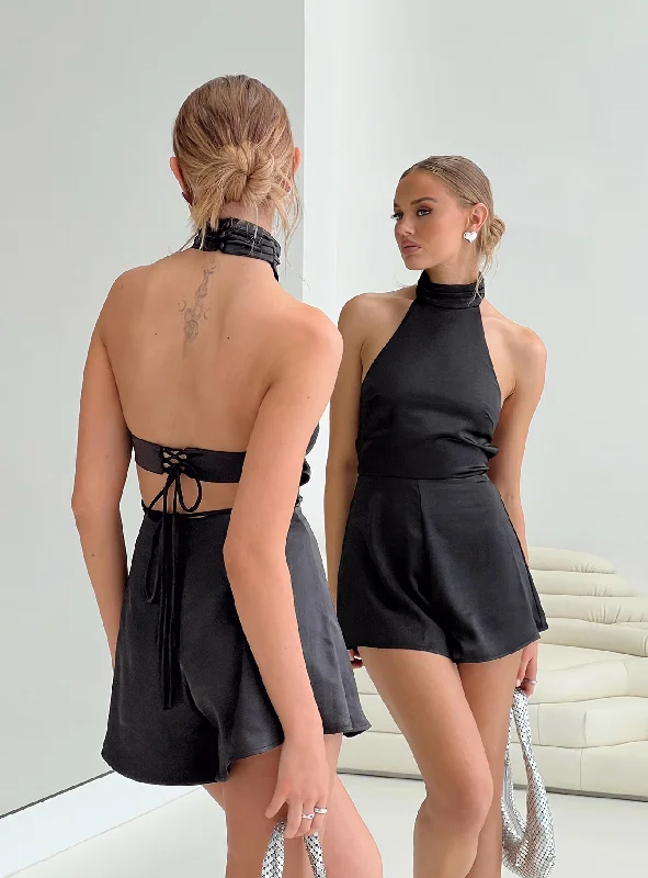 Trend Alert Nataly Romper Black