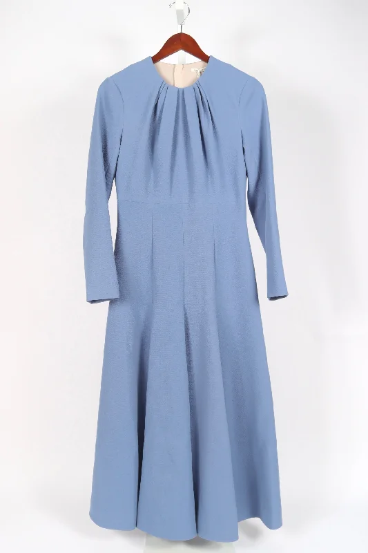 Casual Chic Clothing Belgium Dress - Indigo Double Crepe