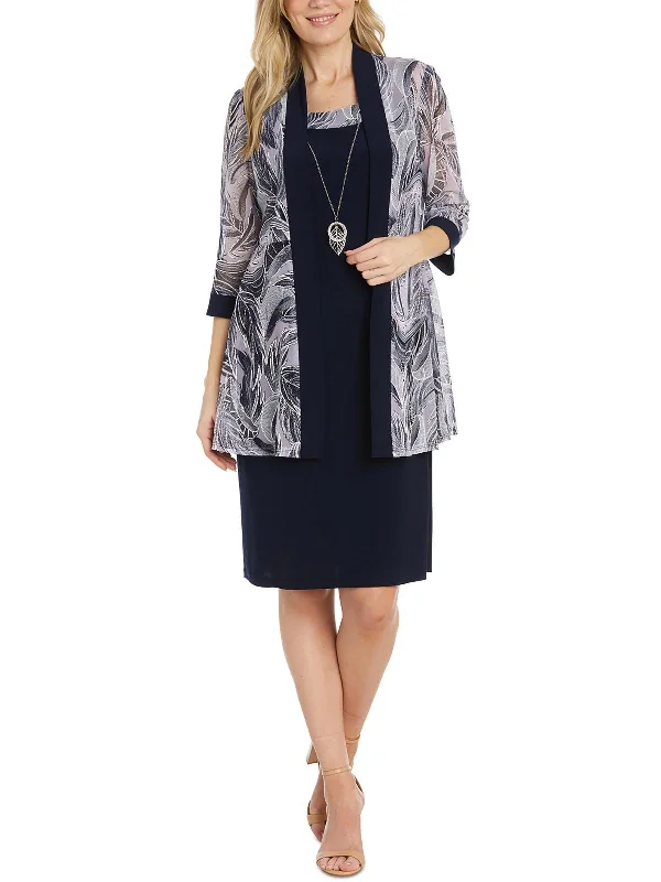 Fashion Sale Womens Printed Polyester Open-Front Blazer