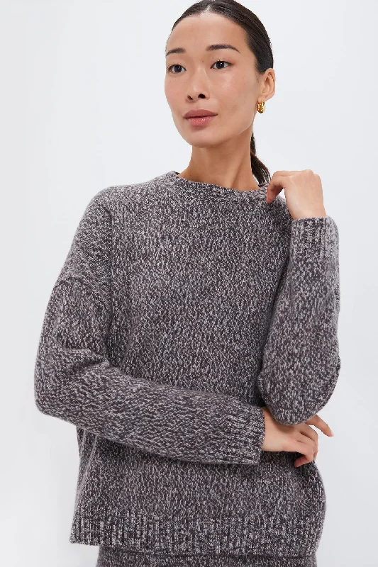 Elegant Contour Dark Brown Moxa Sweater