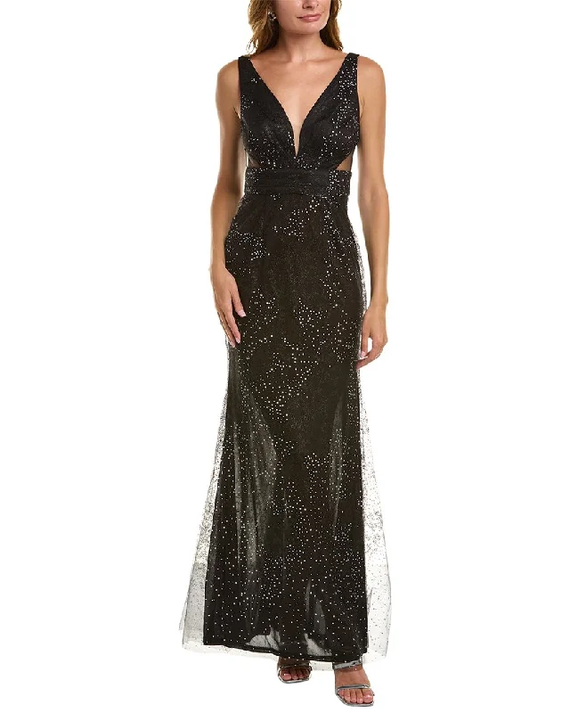 Versatile Wardrobe Essentials Marchesa Notte Glitter Gown