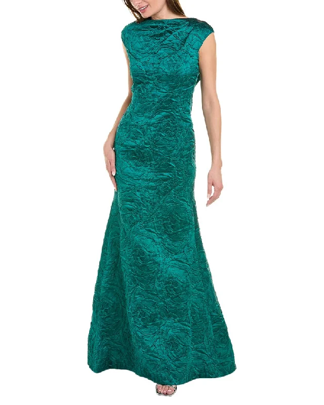 Fast Fashion Favorites Teri Jon by Rickie Freeman Jacquard Gown