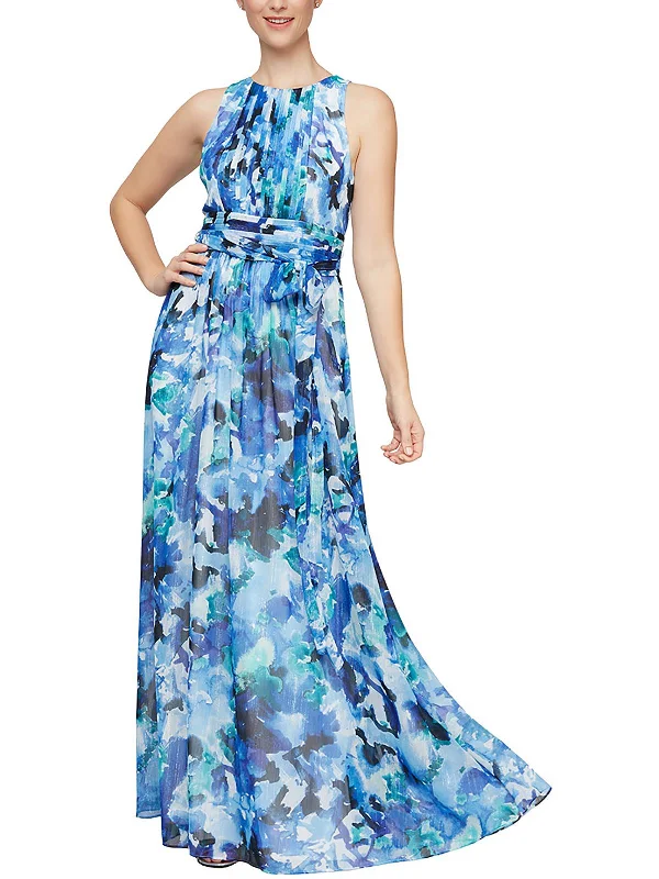 Style Revolution Womens Chiffon Maxi Evening Dress