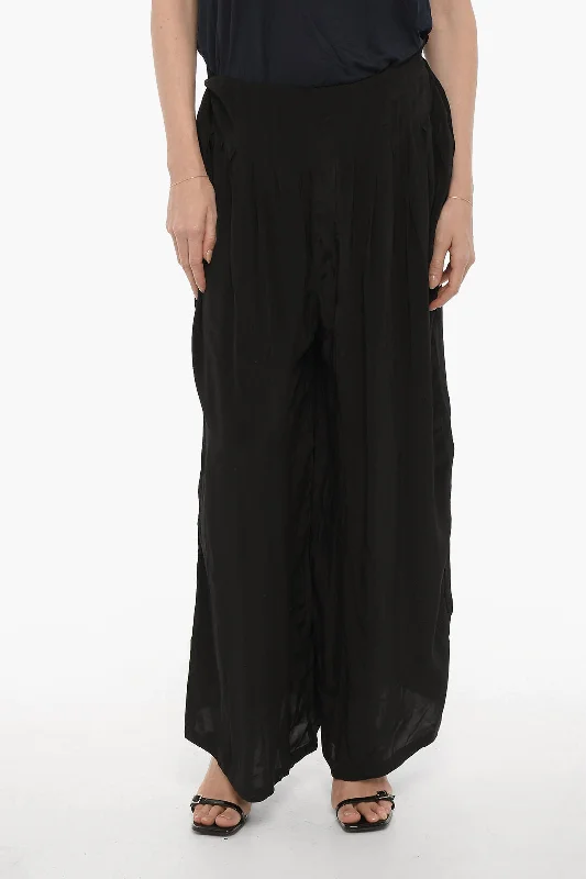 Effortless Chic Apparel AllSaints Sheer Fabric HEZZY Pants with Drawstring Waist