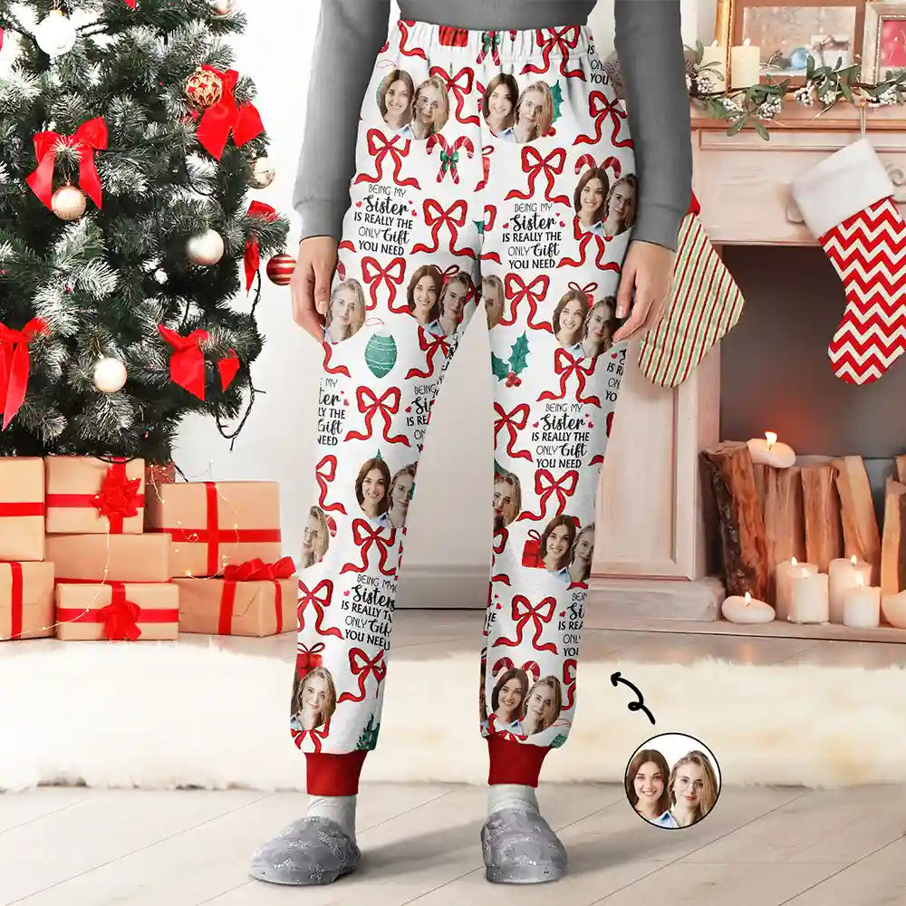 Chic & Cozy Collection Custom Photo Only Gift You Need - Personalized Pajama Pants