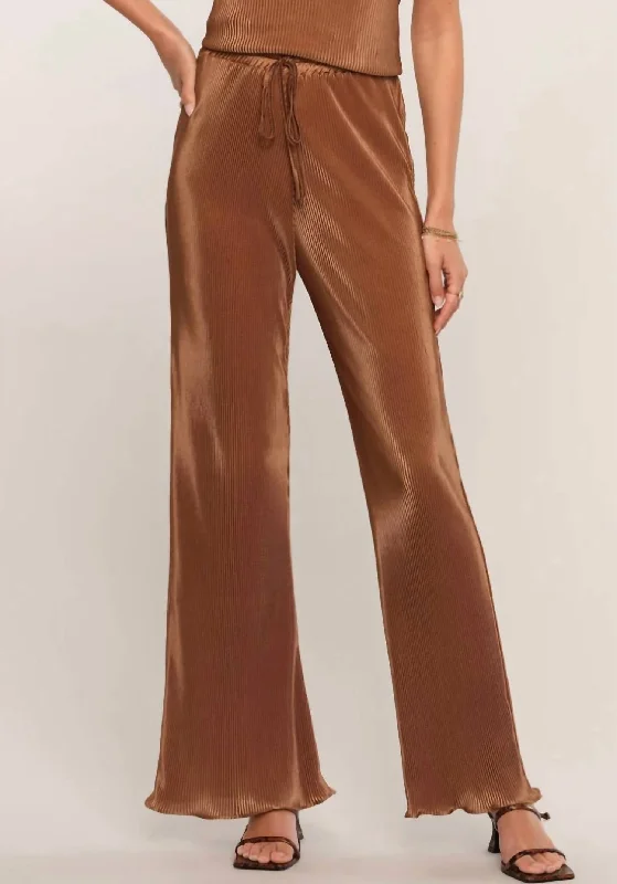 Redefining Women's Fashion Holloway Pant In Mocha