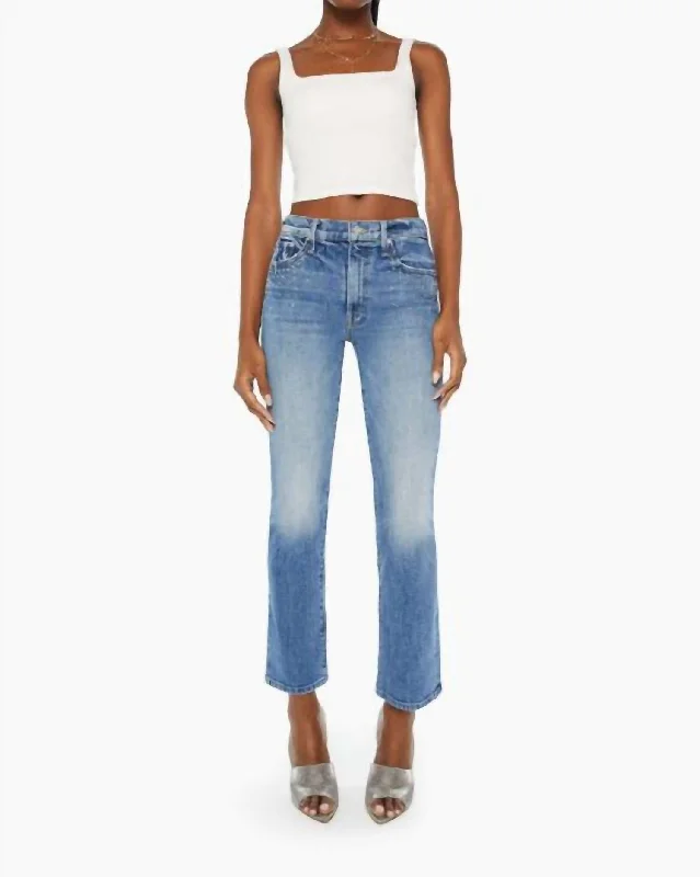 Stylish Spring Fashion Insider Flood Jean In Metal Magic