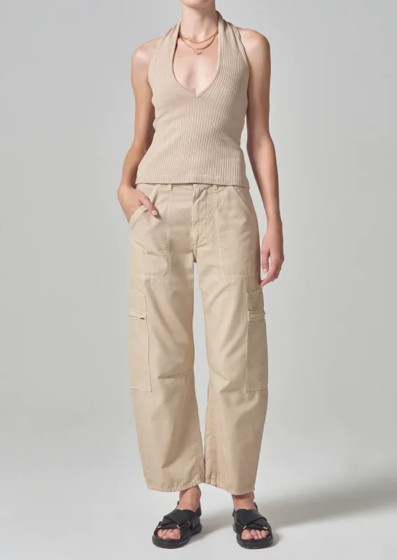 Style Your Wardrobe MARCELLE LOW SLUNG CARGO IN TAOS SAND