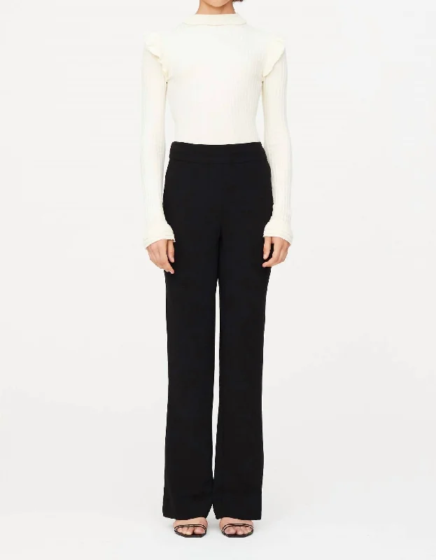 Popular Collection Mia Slim Pant In Black