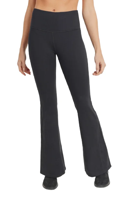 Chic Wardrobe Essentials Mono B Lycra-Blend High-Waisted Flare Leggings APH8002 and Plus