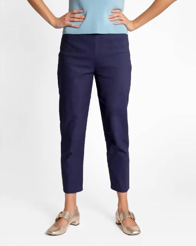 Chic Style, Always In Vogue Petrie Pant In Navy