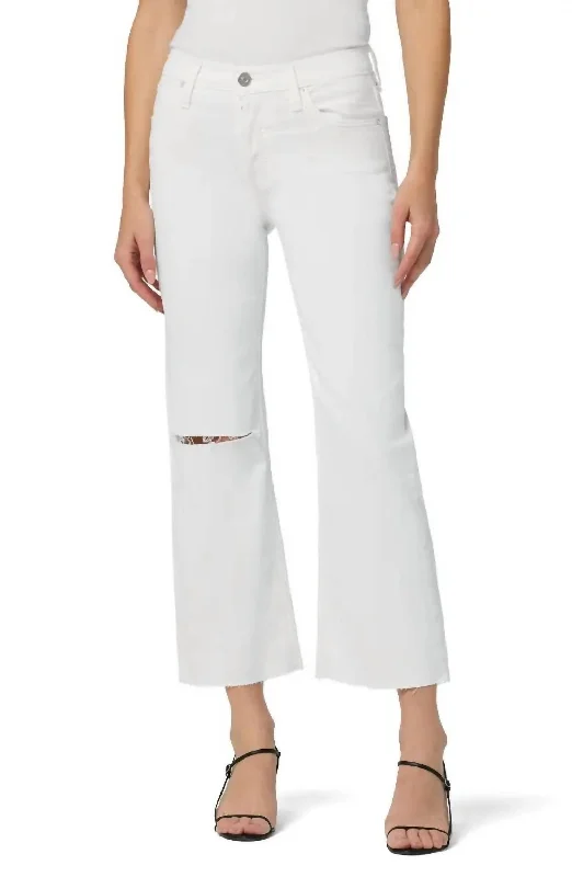 Trend Alert Rosie High Rise Crop Jean In White