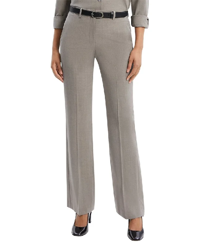 Trendy Street Style Theory Slim Flare Trouser