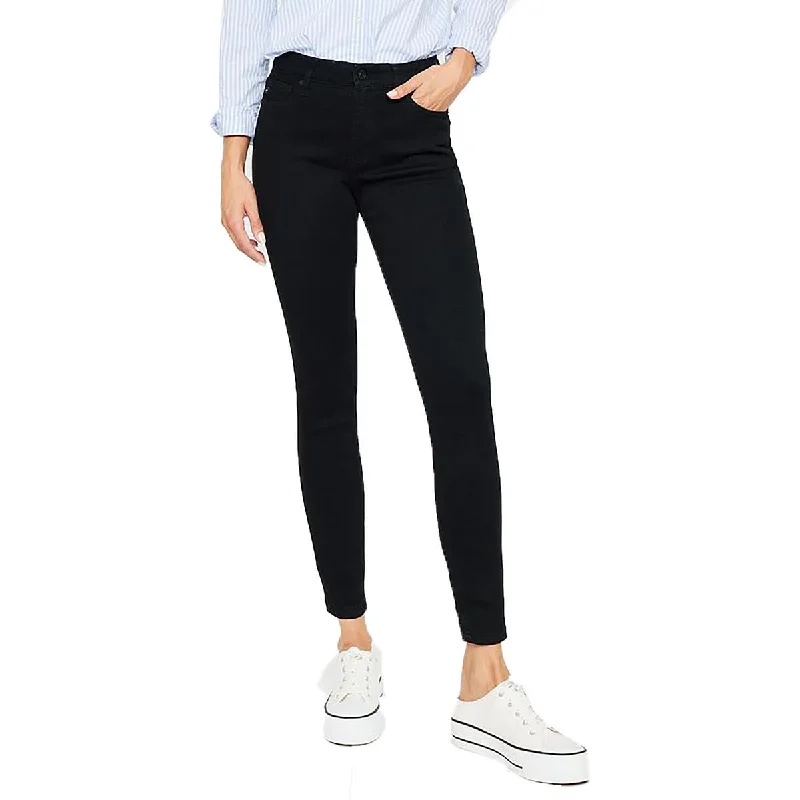 Imeless Style Womens High Rise Coated Skinny Jeans