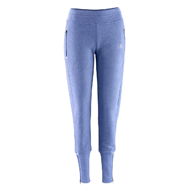 Chic Style, Always In Vogue Women's Slim-Fit Brushed Jersey Bottoms - Blue